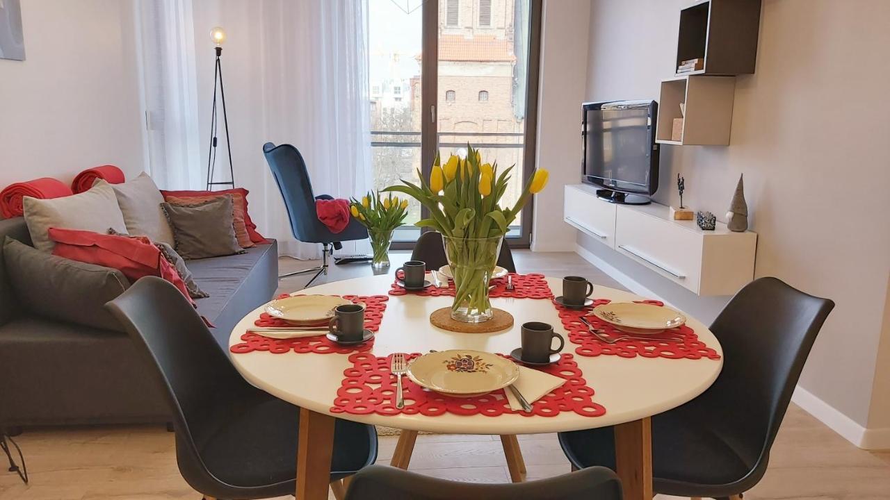 Central Apartments Ogrody 1 & Parking Gdansk Dış mekan fotoğraf