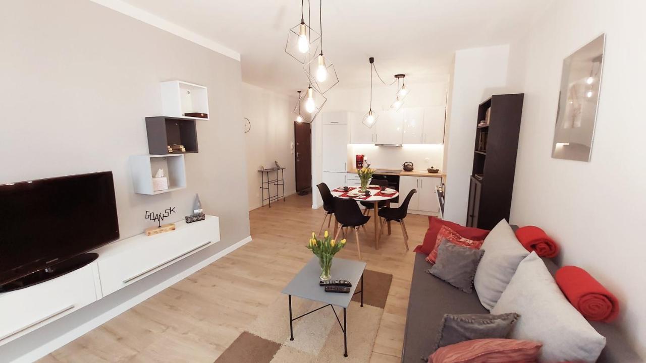 Central Apartments Ogrody 1 & Parking Gdansk Dış mekan fotoğraf